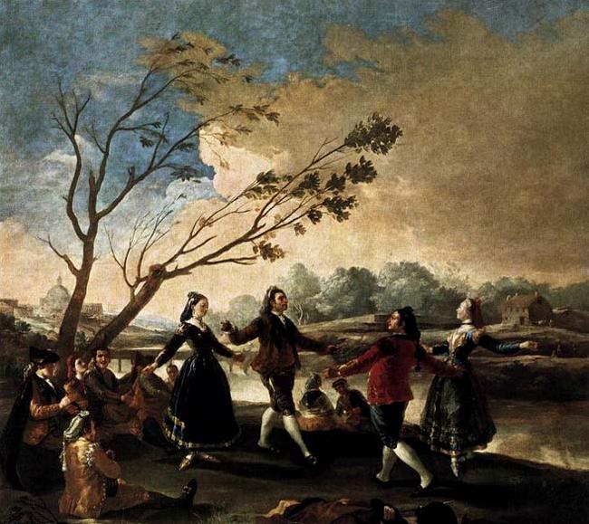 Francisco de goya y Lucientes Dance of the Majos at the Banks of Manzanares